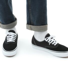 Vans Skate Authentic - Black/White Cipő