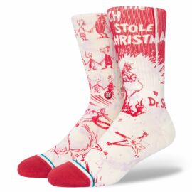 Stance X The Grinch (Every Who) - Offwhite Férfi Zokni