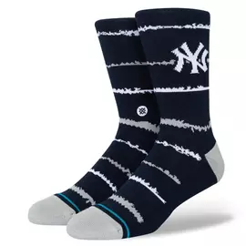 Stance X MLB Chalk New York Yankees - Navy Zokni