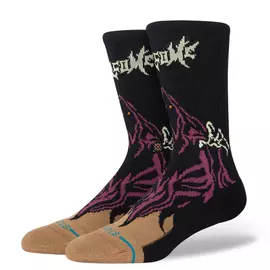 Stance Welcome Skelly - Black Zokni