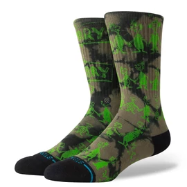 Stance X Grinch Down in Whoville Crew - Black Zokni