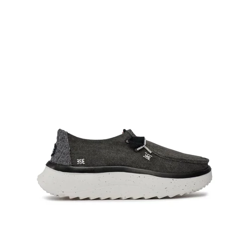 HEYDUDE-Wendy Peak Chambray-Black-Cipő