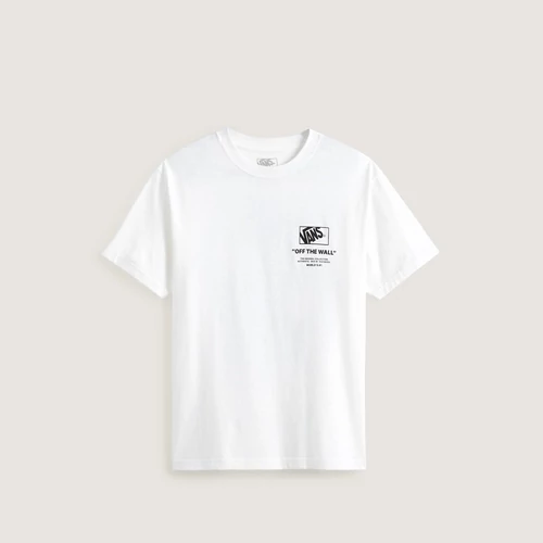Stacked Hi SS Tee White