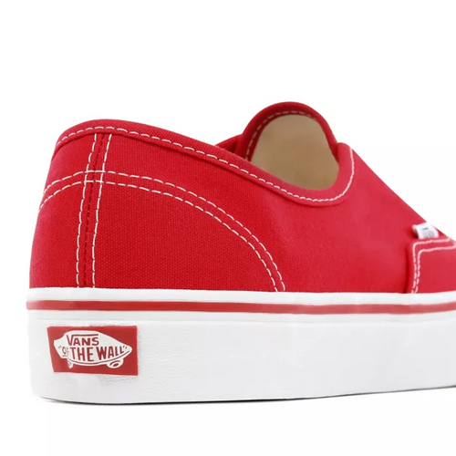 vans authentic red