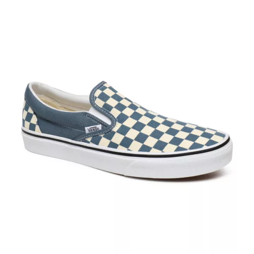 Vans Classic Slip-On - (Checkerboard) Blue Mirage/True White