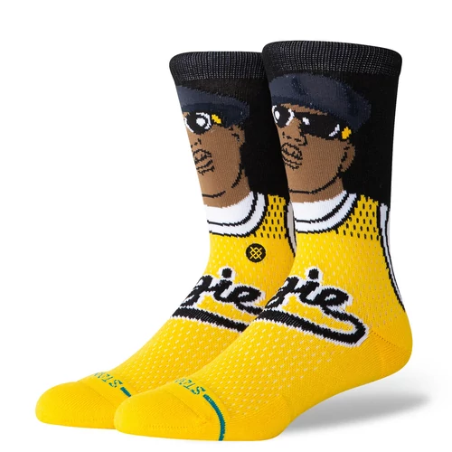 Stance X Biggie Juicy Crew - Yellow Zokni