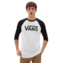 Kép 1/2 - Vans Classic Raglan T-Shirt - White/Black háromnegyedes ujjú póló