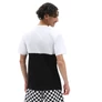 Kép 2/3 - Vans Colorblock Tee - Black/White Férfi Rövidujjú Póló