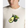 Kép 2/5 - Vans Avocado Pit T-Shirt - Antique White Unisex Rövidujjú Póló
