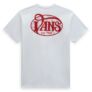 Kép 1/2 - Vans Oval Script T-Shirt - White/Red Rövidujjú Póló