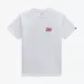 Kép 2/2 - Vans Oval Script T-Shirt - White/Red Rövidujjú Póló