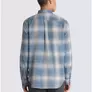Kép 2/3 - Vans Monterey III Buttondown Long Sleeve Flannel Shirt - Blue Mirage/Oatmeal Hosszúujjú Ing