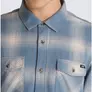 Kép 3/3 - Vans Monterey III Buttondown Long Sleeve Flannel Shirt - Blue Mirage/Oatmeal Hosszúujjú Ing