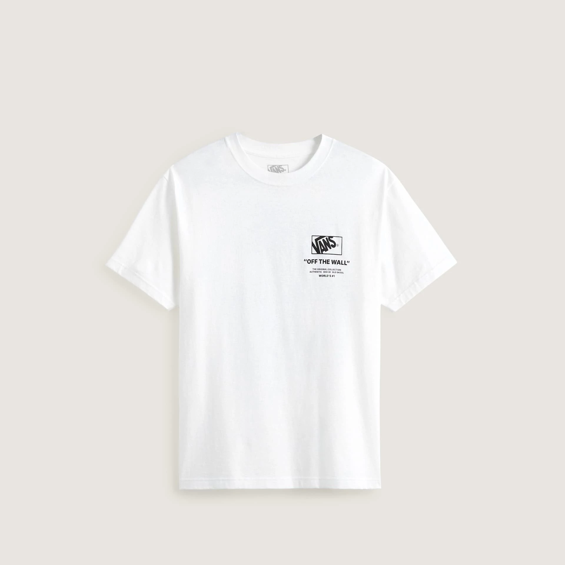 VANS Stacked Hi SS Tee White