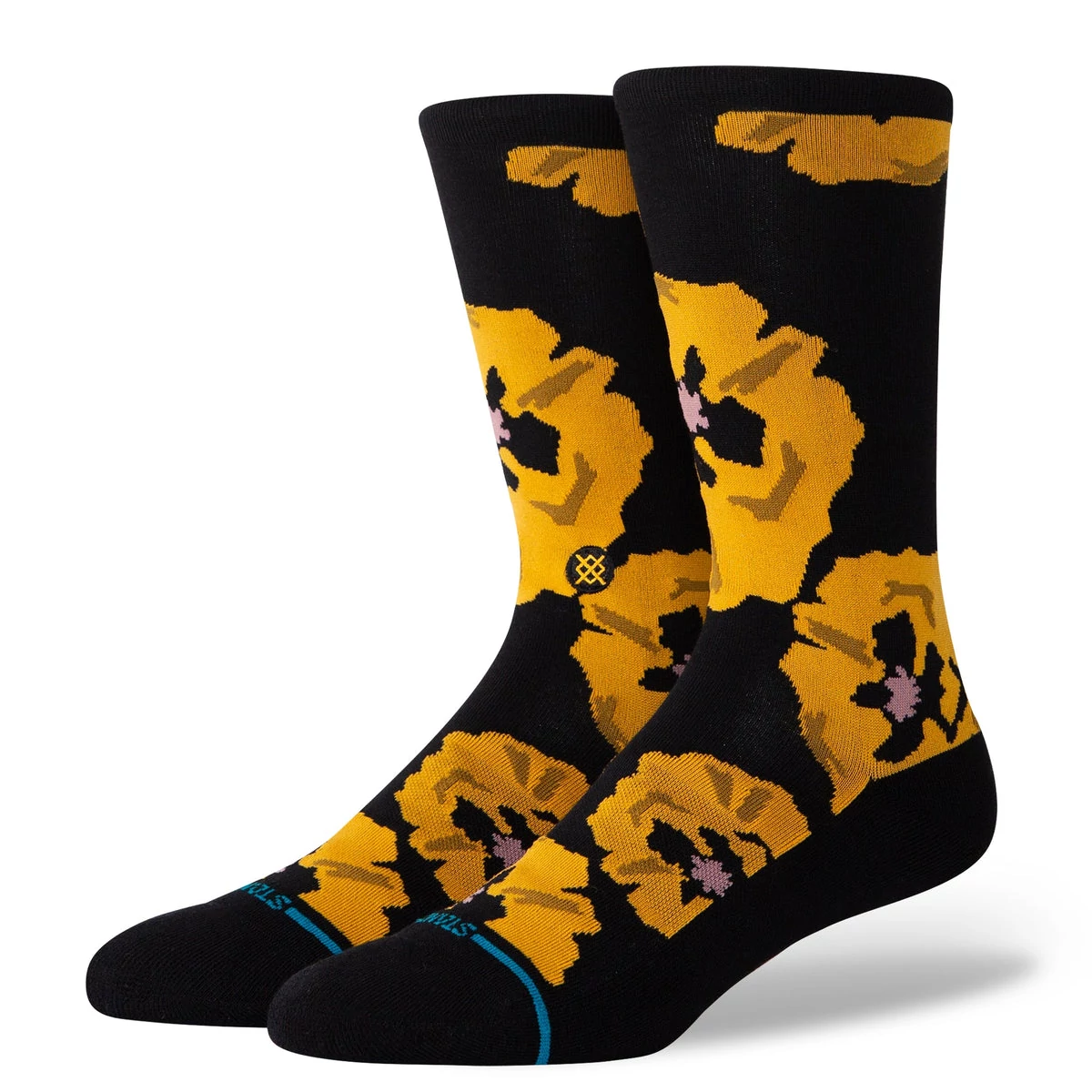 Stance Poppyland Crew - Black Zokni